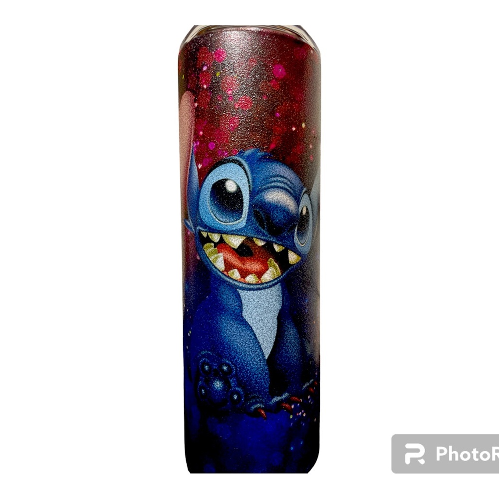 Glitter Stitch Tumbler